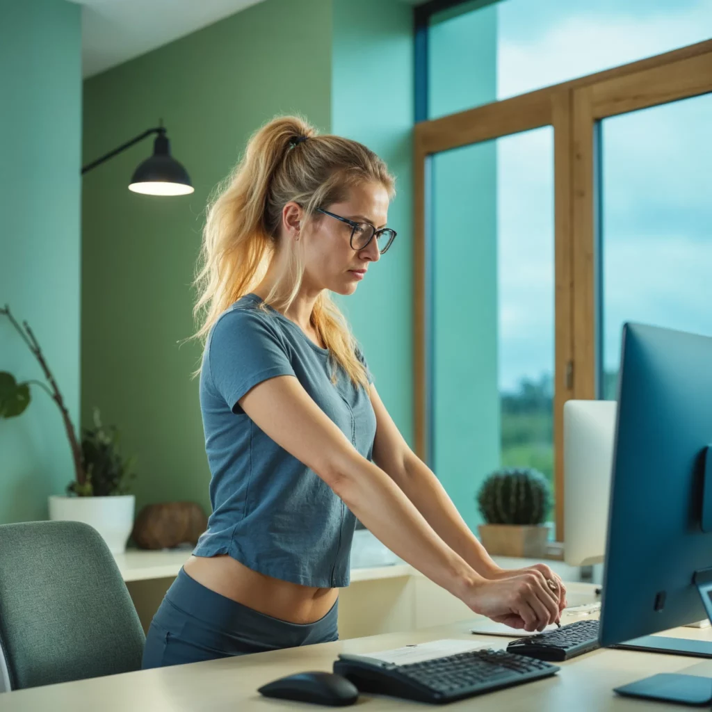 Bewegung, die im Büro ankommt: Bürofitness-Programme gut eingesetzt
