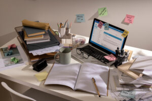 Wie bekomme ich Ordnung ins Büro?
