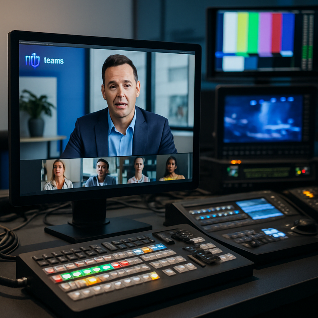 Microsoft Teams Streaming mit NDI & SDI: So übertragen, streamen und nutzen Sie professionelle Audio- und Videosignale im Unternehmen
